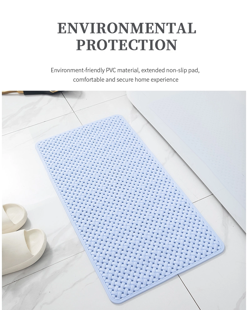 Customized Shape Thickened Absorbent Anti-Slip Safety Bathtub Shower Mat